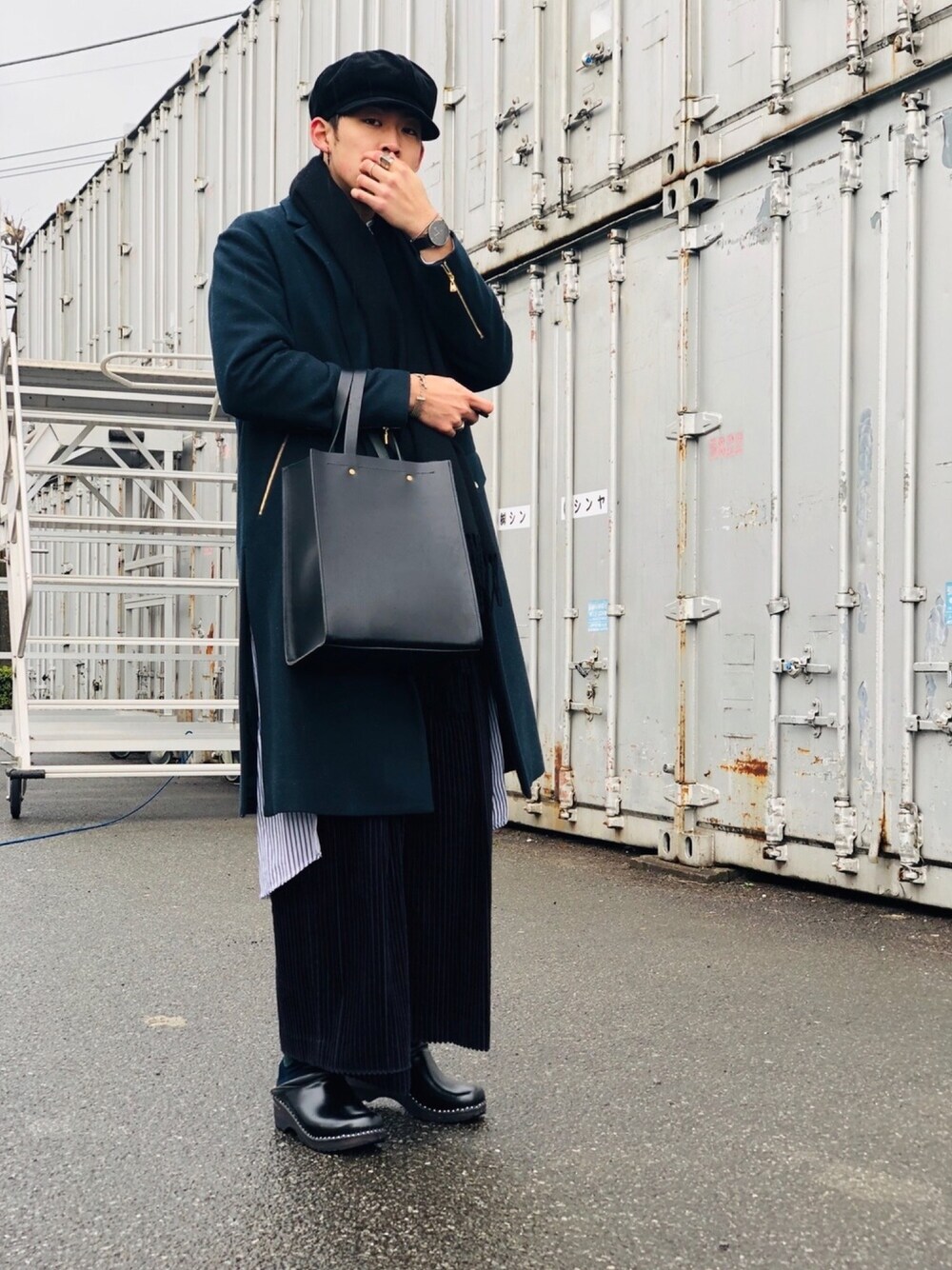 CULLNI（クルニ）の「ライダースチェスターコート（チェスターコート