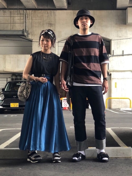 Tk Takeo Kikuchi ティーケータケオキクチ のバンダナ スカーフを使った人気ファッションコーディネート Sciaky