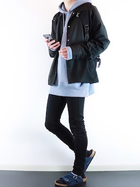 「平成最後のWEARISTAセンバツ」｜「アイテム（ブルゾン）」を使った、ぴたんさん（メンズ・173cm）の春コーディネート