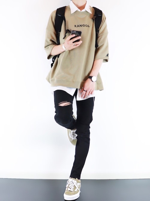 ぴたんさんのtシャツ カットソーを使ったコーディネート Zozotown
