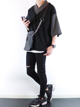「FUJIROCKEEN」｜「アイテム（その他）」を使った、ぴたんさん（メンズ・173cm）の夏コーディネート