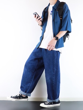 ぴたんさん(メンズ・173cm)の夏コーディネート