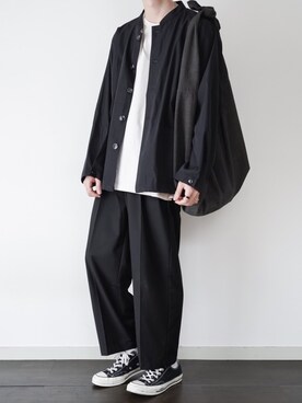 「KUUUPY」｜「アイテム（その他アウター）」を使った、ぴたんさん（メンズ・173cm）の春コーディネート