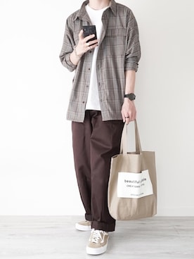 ぴたんさん（メンズ・173cm）の春コーディネート