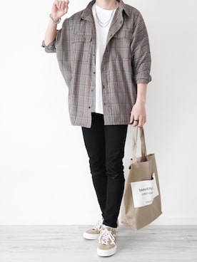 ぴたんさん（メンズ・173cm）の春コーディネート