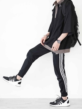 「アイテム（ポロシャツ）」を使った、ぴたんさん（メンズ・173cm）の春コーディネート