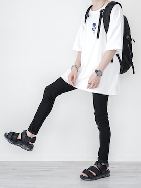 「バラシシュウ」｜ぴたんさん（メンズ・173cm）の春コーディネート