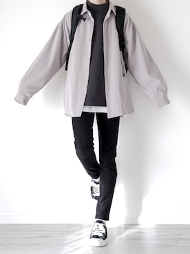 「KUUUPY（クーピー）のアイテム」を使った、ぴたんさん（メンズ・173cm）の冬コーディネート