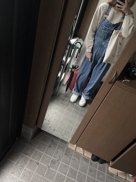 「秋のマイ旬スタイル」｜「アイテム（サロペット/オーバーオール）」を使った、えぬさん（レディース・158cm）の秋コーディネート