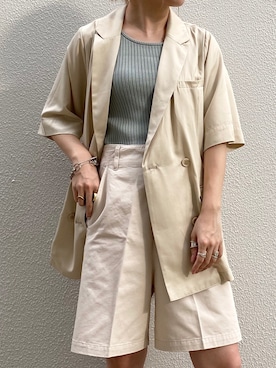 田原美波さん（レディース・158cm）の夏コーディネート