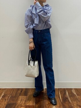 田原美波さん(レディース・158cm)の春コーディネート