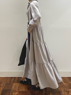 田原美波さん（レディース・158cm）の春コーディネート