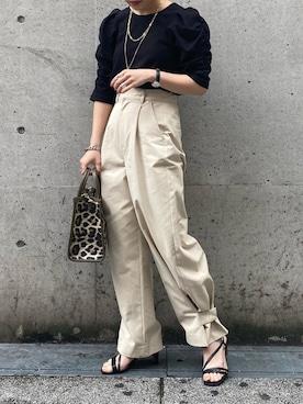 田原美波さん（レディース・158cm）の春コーディネート