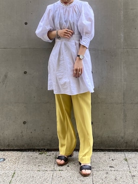 田原美波さん（レディース・158cm）の春コーディネート