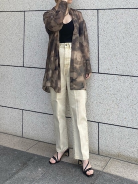 田原美波さん（レディース・158cm）の春コーディネート