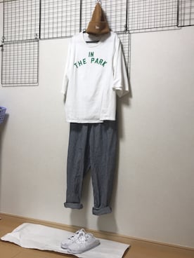 「via j（ヴィアジェイ）のアイテム（Tシャツ/カットソー）」を使った、bububu-----nさん（レディース・155cm）の春コーディネート