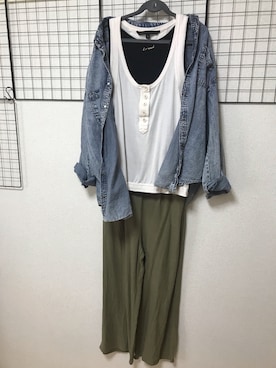 「Marc by Marc Jacobs（マークバイマークジェイコブス）のアイテム（トップス）」を使った、bububu-----nさん（レディース・155cm）の春コーディネート