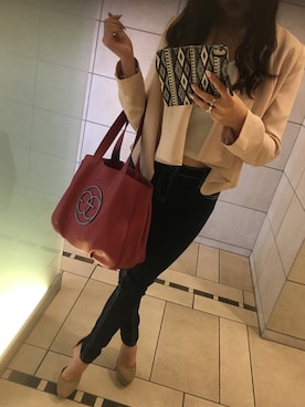 「LIPSERVICE（リップサービス）のアイテム（その他アウター）」を使った、Maliceさん（レディース・155cm）の秋コーディネート