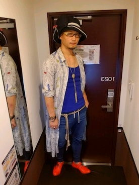 「JOKER（ジョーカー）のアイテム（パンツ）」を使った、かもさんさん（メンズ・171cm）の秋コーディネート