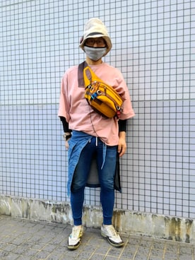 「JOKER（ジョーカー）のアイテム（パンツ）」を使った、かもさんさん（メンズ・171cm）の春コーディネート
