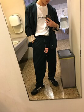 「ポケベル」｜たろさん（メンズ・168cm）の秋コーディネート