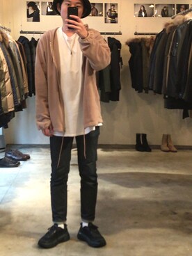 「nonnative（ノンネイティブ）のアイテム（パーカー）」を使った、you_skさん（メンズ・175cm）の秋コーディネート