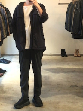 「nonnative（ノンネイティブ）のアイテム（スラックス）」を使った、you_skさん（メンズ・175cm）の秋コーディネート