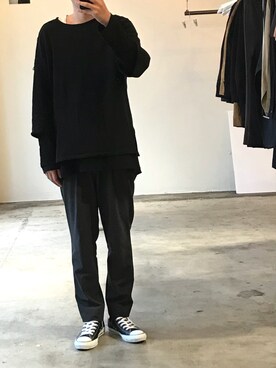 「nonnative（ノンネイティブ）のアイテム（スラックス）」を使った、you_skさん（メンズ・175cm）の秋コーディネート