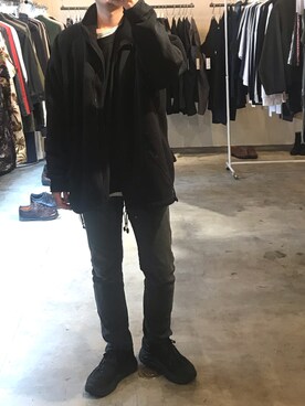 「アイテム（ブルゾン）」を使った、you_skさん（メンズ・175cm・30代）の冬コーディネート