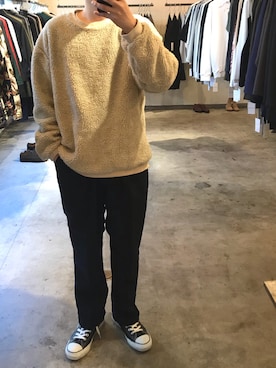 「District（ディストリクト）のアイテム（パンツ）」を使った、you_skさん（メンズ・175cm）の冬コーディネート