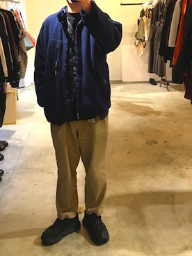 「アイテム（ブルゾン）」を使った、you_skさん（メンズ・175cm・30代）の冬コーディネート