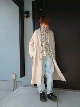 「sm2rhythm（サマンサモスモスリズム）のアイテム（その他アウター）」を使った、erhythmさん（レディース・162cm）の冬コーディネート