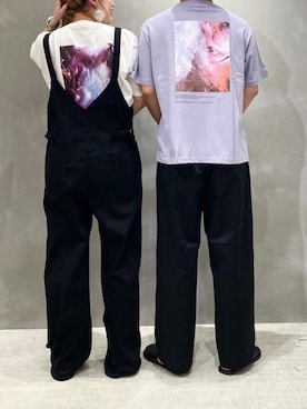 「LAKOLE（ラコレ）のアイテム（チノパンツ）」を使った、もんさん（レディース・161cm）の夏コーディネート