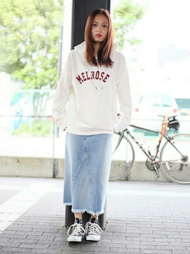 「Denime（ドゥニーム）のアイテム」を使った、DenimeWebStoreさん（レディース・162cm）の冬コーディネート