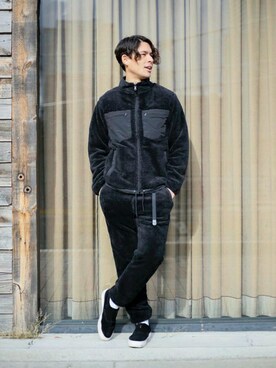 「Denime（ドゥニーム）のアイテム（その他アウター）」を使った、DenimeWebStoreさん（メンズ・173cm）の冬コーディネート