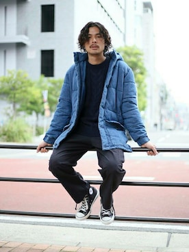 「M＆S（エムアンドエス）のアイテム（ジャケット/アウター）」を使った、DenimeWebStoreさん（メンズ・173cm）の冬コーディネート