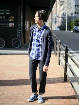 「505」｜DenimeWebStoreさん（メンズ・173cm）の冬コーディネート