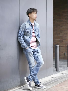 DenimeWebStoreさん（メンズ・173cm）の春コーディネート