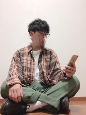 「Ralph Lauren」｜「アイテム（その他）」を使った、うーさんさん（メンズ・172cm）の春コーディネート