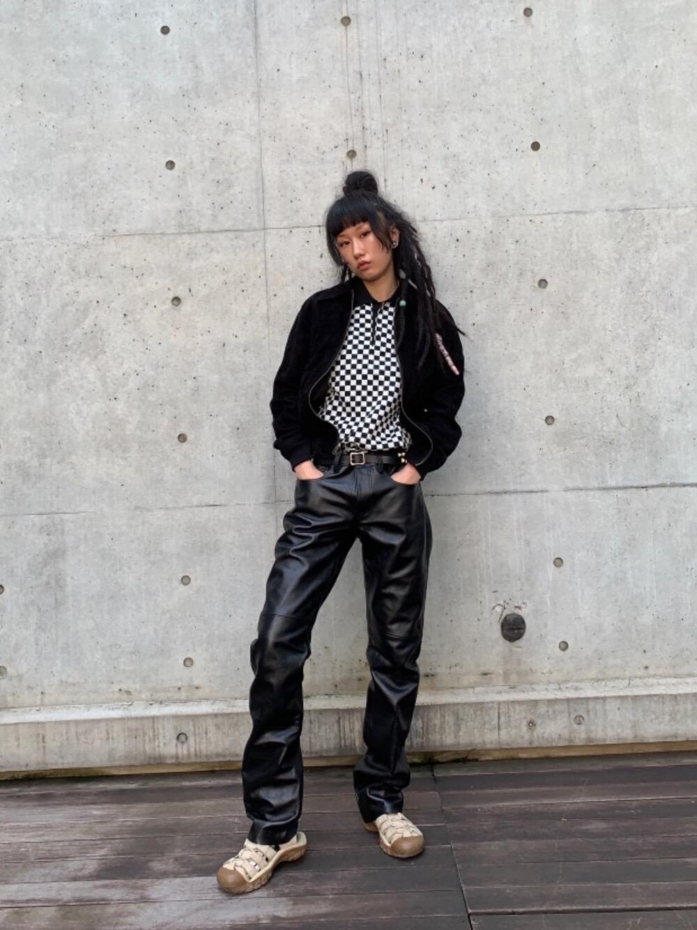 HYSTERIC GLAMOUR（ヒステリックグラマー）の「キップレザースリム