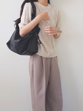 「くしゅくしゅ」｜egichanさん（レディース・160cm）の秋コーディネート