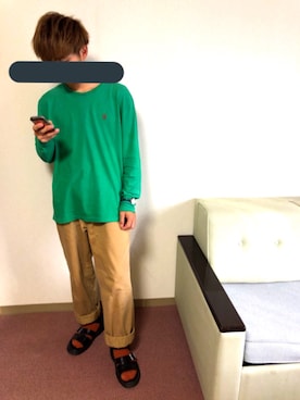 「Ralph Lauren」｜「アイテム（アナログ腕時計）」を使った、shimoさん（メンズ・171cm）の夏コーディネート