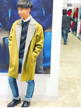 「DISCOVERED（ディスカバード）のアイテム（ジャケット/アウター）」を使った、たかっしーさん（メンズ・176cm）の春コーディネート
