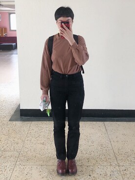 「アイテム（その他トップス）」を使った、KPU🎐さん（レディース・170cm・20代）の冬コーディネート