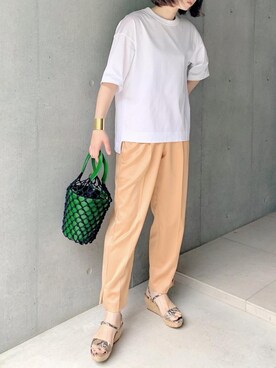 「plusj」｜omasu さん（レディース・166cm）の春コーディネート