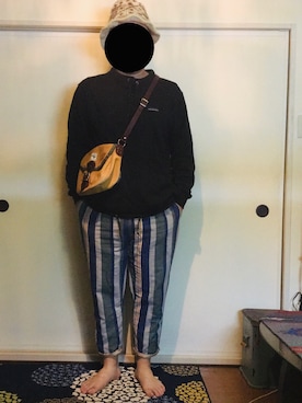 「temptation（テンプテーション）のアイテム（パンツ）」を使った、JIRO/JIROさん（メンズ・175cm）の秋コーディネート