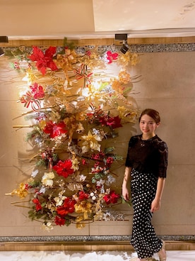 「N（エヌ）のアイテム（パンツ）」を使った、Joyさん（レディース・156cm）の冬コーディネート