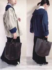 IENA（イエナ）の「カラー チノリメイクルーズブルゾン◇（デニム