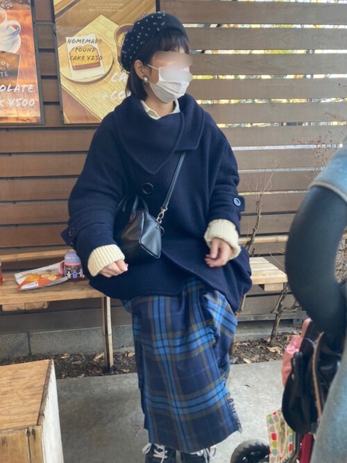 せろろ Mercibeaucoup のピーコートを使ったコーディネート Wear