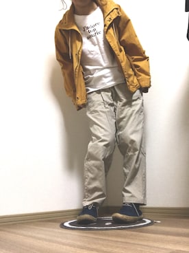 「bye bye（バイバイ）のアイテム（トップス）」を使った、sayakaさん（レディース・153cm）の春コーディネート